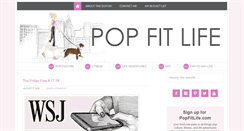 Desktop Screenshot of popfitlife.com